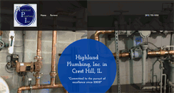 Desktop Screenshot of highlandplumbinginc.com